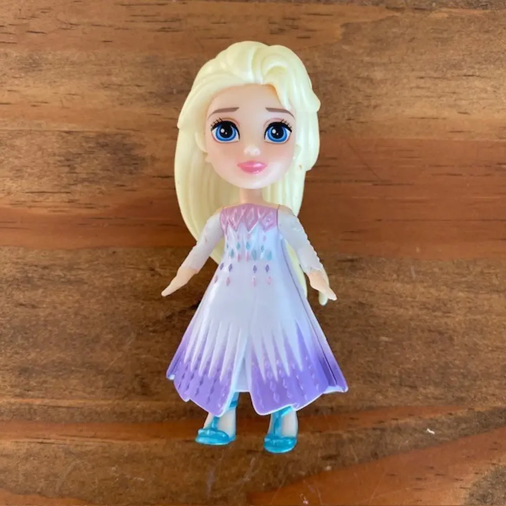 Disney Frozen Mini Posable Doll Figure Lot Of 9 Anna Kristoff Elsa 3